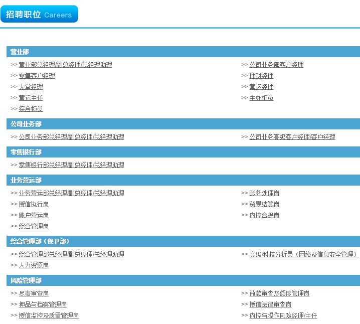 2017渤海银行武汉分行社会招聘公告